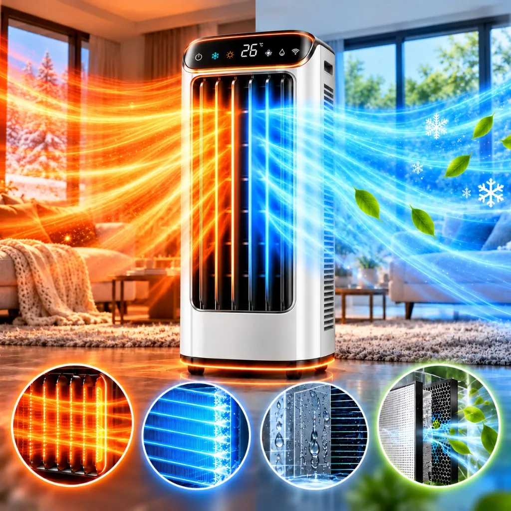 AEROCLIMA: cald, rece, dezumidificare și filtru într-un singur aparat