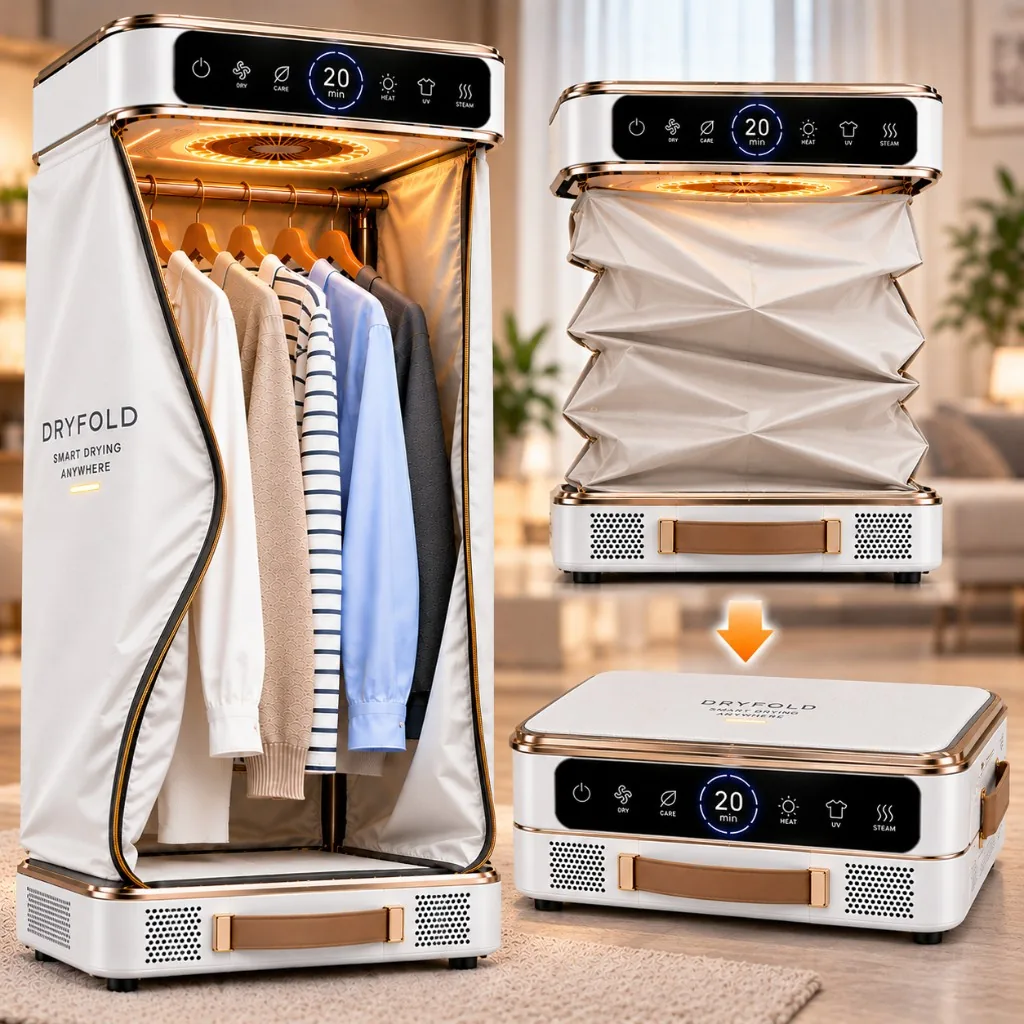 DryFold Timer, Temperatur und geringer Verbrauch