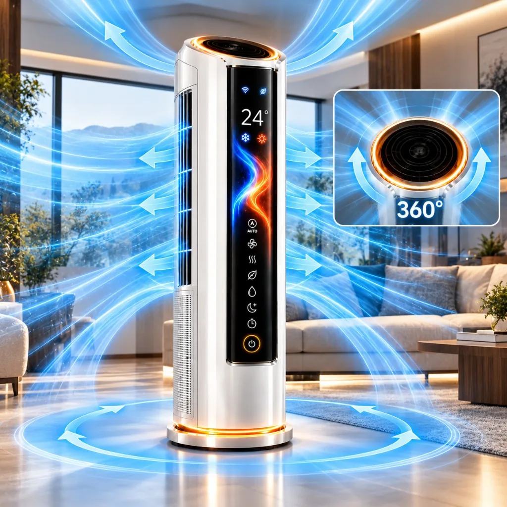 Oscillazione a 360° SMART AIR nel soggiorno