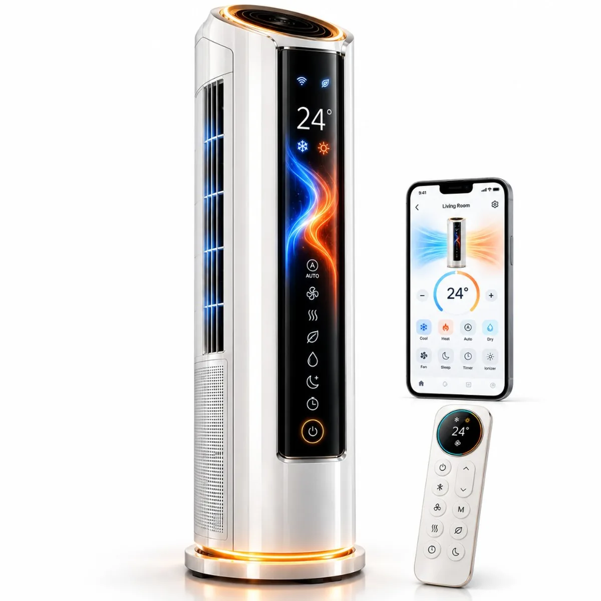 SMART AIR 3 in 1 con telecomando e comandi da app, fino a 85 m²