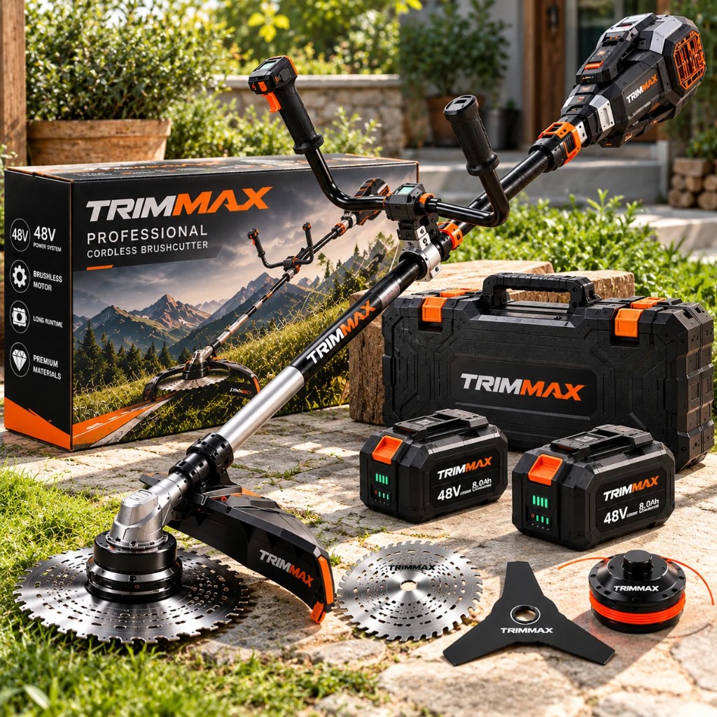 Kit completo TrimMax con batterie e accessori