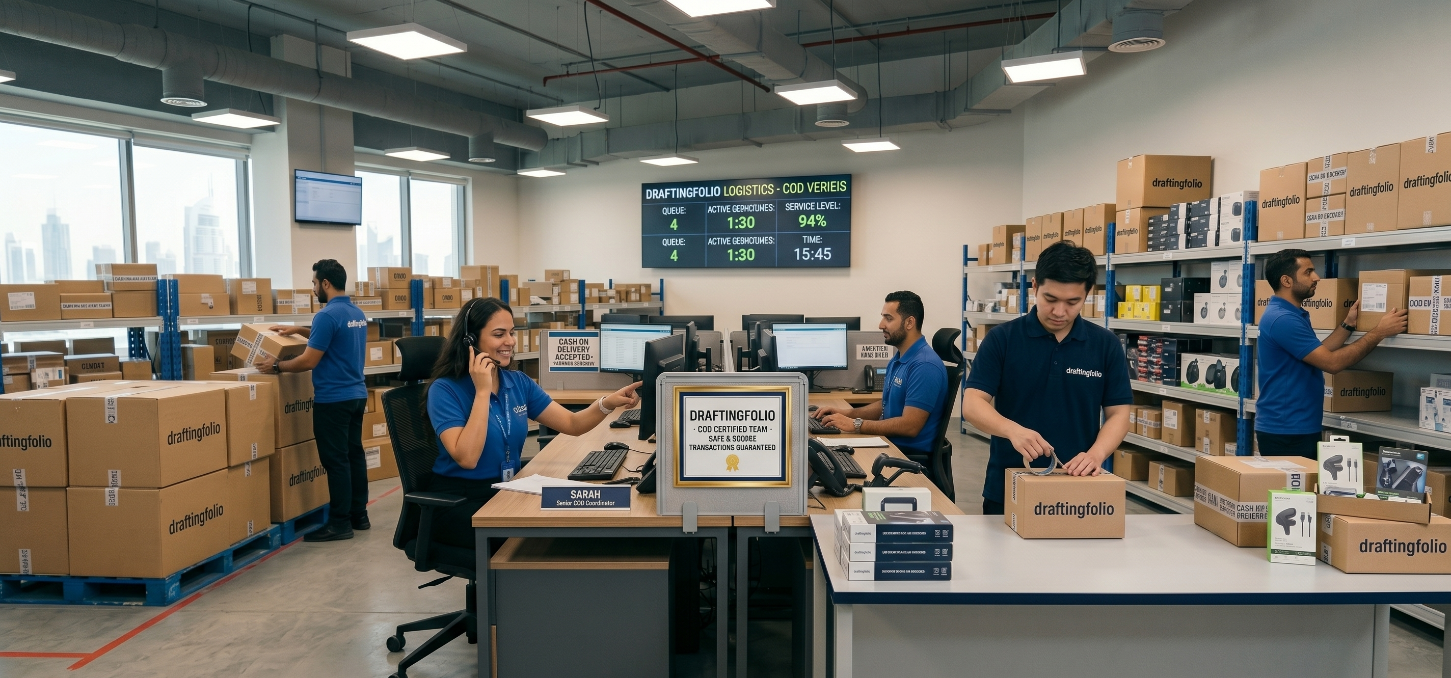 Il team instantgadgetshop al lavoro: call center e logistica COD