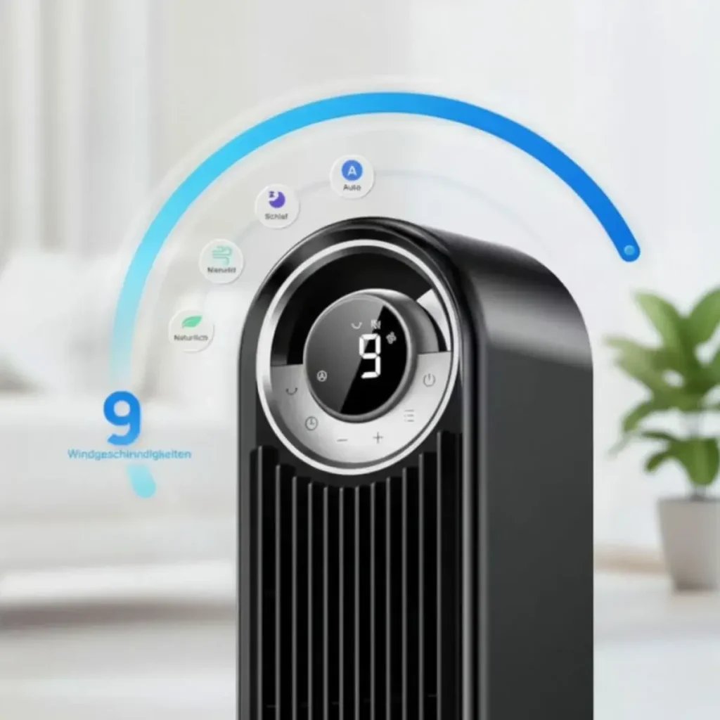 Nine speeds and smart modes